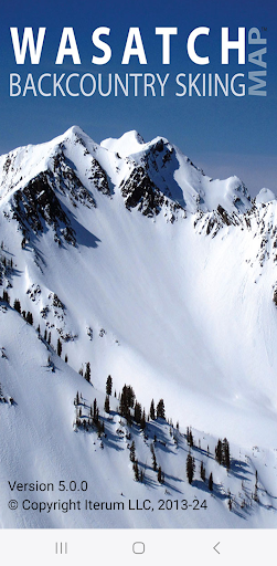 Wasatch Backcountry Skiing Map Bildschirmfoto 1