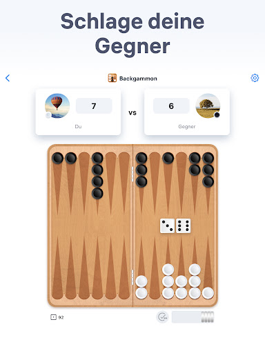 Backgammon - Brettspiel Bildschirmfoto 4