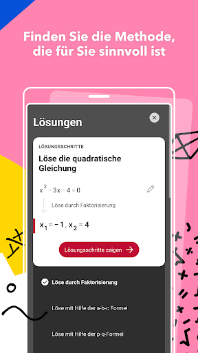 Photomath Bildschirmfoto 4