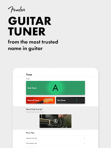 Fender Gitarre Stimmgerät Bildschirmfoto 19