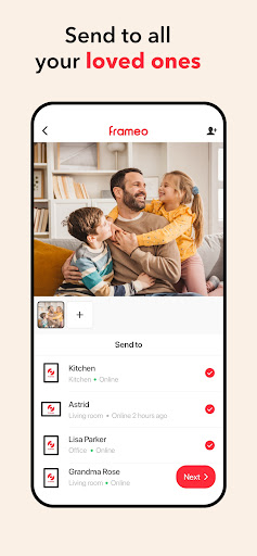 Frameo: Share to photo frames Bildschirmfoto 5