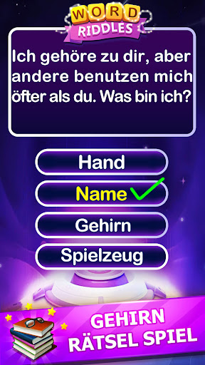 Word Riddles - Wortspiele Gehi Bildschirmfoto 5