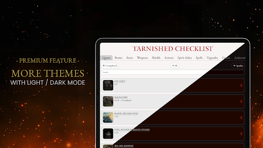 Tarnished Checklist Premium Bildschirmfoto 7