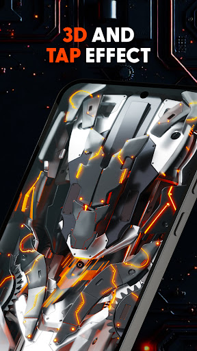 Futuristic 3D Tech Wallpaper Bildschirmfoto 4