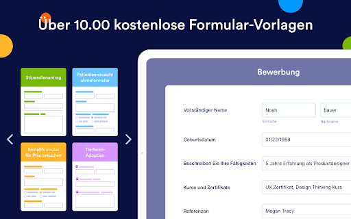Jotform Formular & Umfrage Bildschirmfoto 15