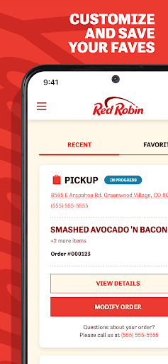 Red Robin Bildschirmfoto 4