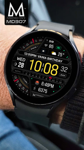 MD307 Digital watch face Bildschirmfoto 12