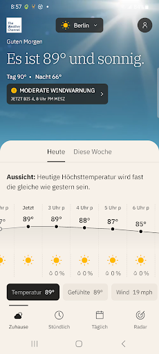 The Weather Channel Bildschirmfoto 1