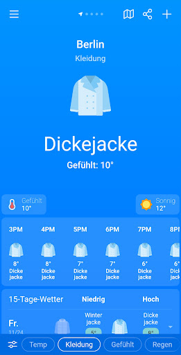 Wetter & Regen - Weather Sky Bildschirmfoto 11