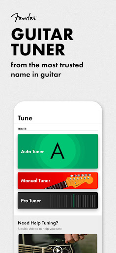 Fender Gitarre Stimmgerät Bildschirmfoto 10