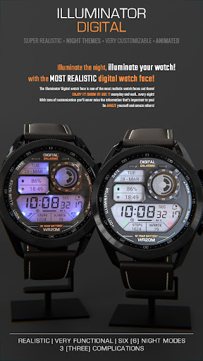 ILLUMINATOR Digital Watch face Bildschirmfoto 26