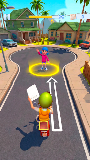 Paper Boy Race — 3D-Run-Spiele Bildschirmfoto 16