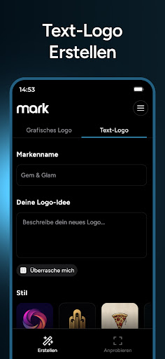 AI Logo Generator - Mark Bildschirmfoto 6