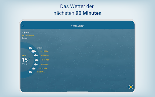 Wetter Online - RegenRadar Bildschirmfoto 18