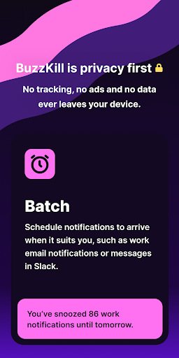BuzzKill Notification Manager Bildschirmfoto 2
