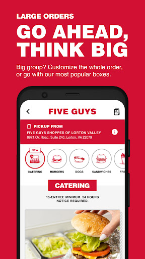 Five Guys Burgers & Fries Bildschirmfoto 3