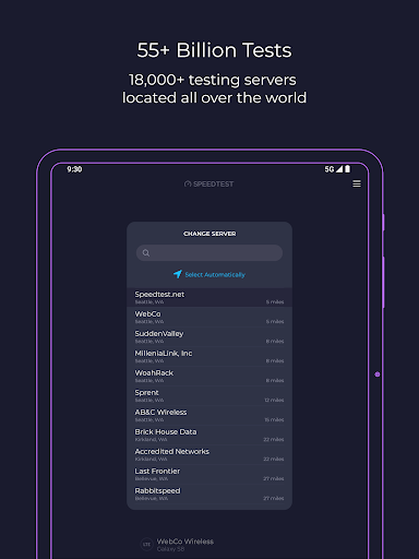 Speedtest von Ookla Bildschirmfoto 9