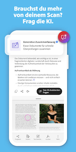 Adobe Scan KI-PDF Scanner, OCR Bildschirmfoto 6