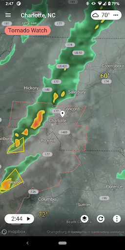 RadarX: Weather Radar/Forecast Bildschirmfoto 3