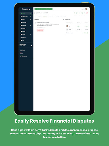 SupportPay: Split Expenses Bildschirmfoto 7