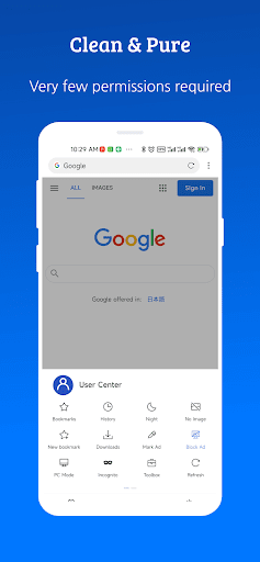 X Browser -Light & Super fast Bildschirmfoto 2