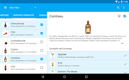 Meine Cocktailbar Pro Bildschirmfoto 6