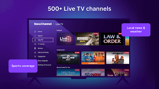 The Roku Channel Bildschirmfoto 1