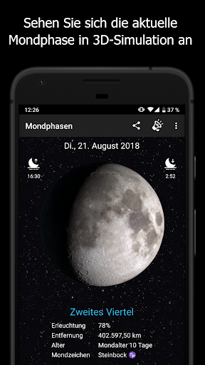 Mondphasen Pro Bildschirmfoto 4