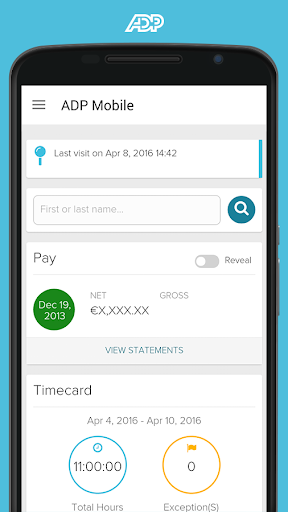 ADP Mobile Solutions Bildschirmfoto 3