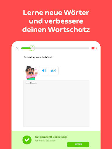 Duolingo: Sprachen & Schach Bildschirmfoto 13