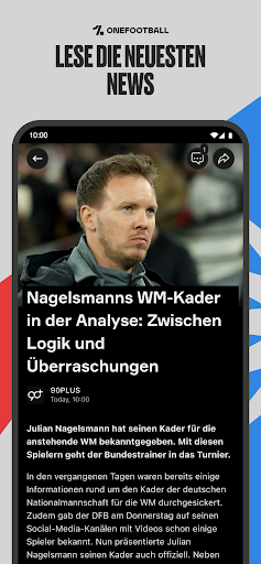 OneFootball - Fußball News Bildschirmfoto 9