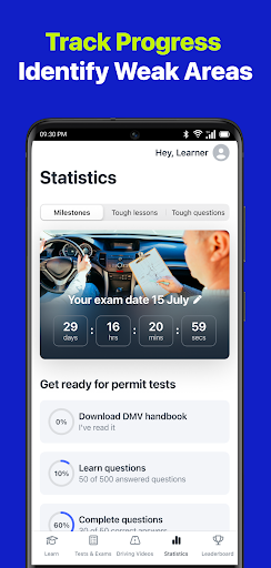 DMV Permit Practice Test 2026 Bildschirmfoto 4
