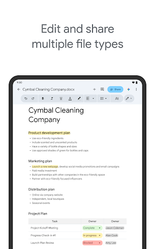 Google Docs Bildschirmfoto 6
