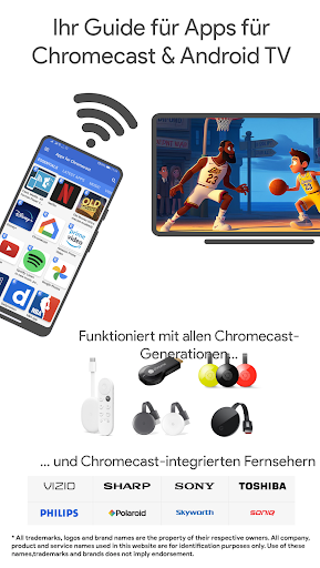 Apps für Chromecast Bildschirmfoto 1