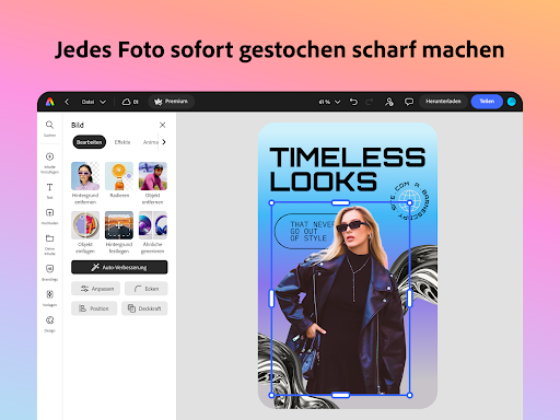 Adobe Express: KI Foto, Video Bildschirmfoto 8