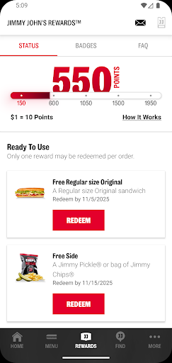 Jimmy John's Sandwiches Bildschirmfoto 2