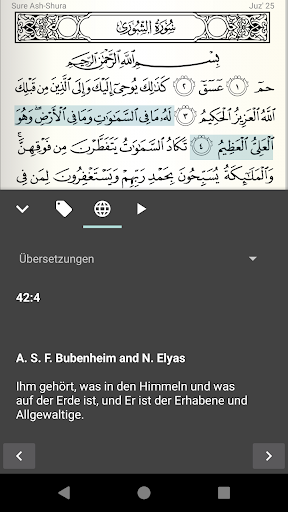 Quran für Android Bildschirmfoto 5