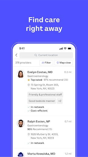 Oscar Health Bildschirmfoto 2