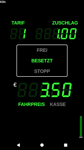 Taxameter Bildschirmfoto 3