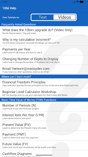 10bii Financial Calculator Bildschirmfoto 24