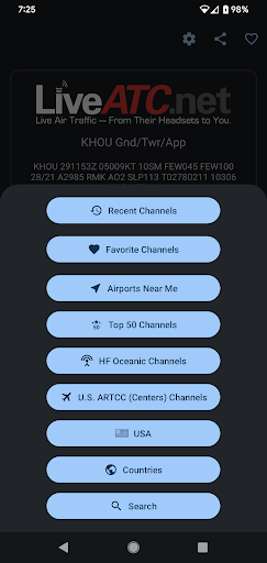 LiveATC for Android Bildschirmfoto 3