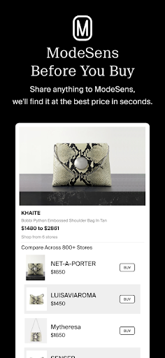 ModeSens: Purchase Assistant Bildschirmfoto 4
