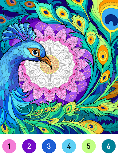 Mandala Color by Number Book Bildschirmfoto 6