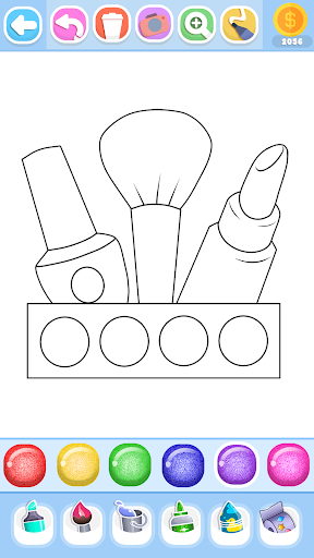 Glitter Beauty Coloring Pages Bildschirmfoto 14