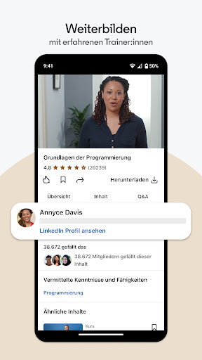 LinkedIn Learning Bildschirmfoto 4