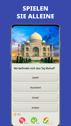 QuizzLand Allgemeinwissen Quiz Bildschirmfoto 4
