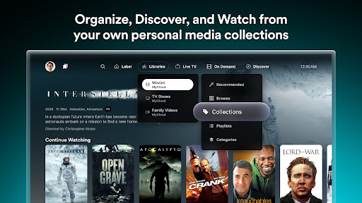 Plex: Films, TV, musique Bildschirmfoto 10