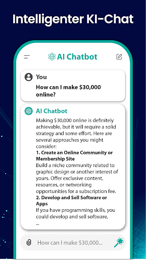 KI-Chat-App – KI-Chatbot Bildschirmfoto 2