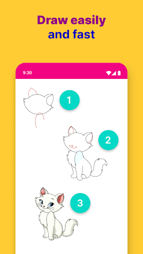Wie man zeichnet: Zeichen app Bildschirmfoto 6