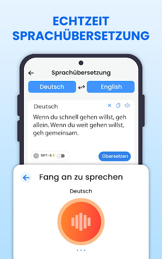 Alle Übersetzen Foto, PDF, DOC Bildschirmfoto 1